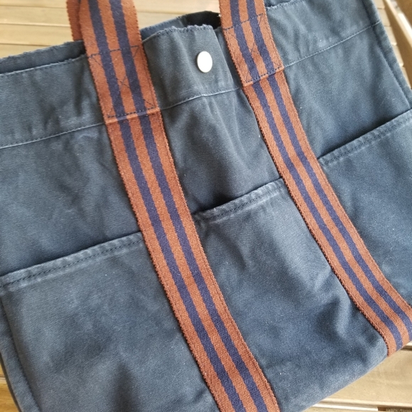 HERMES Denim Large tote bag - Picture 13 of 16